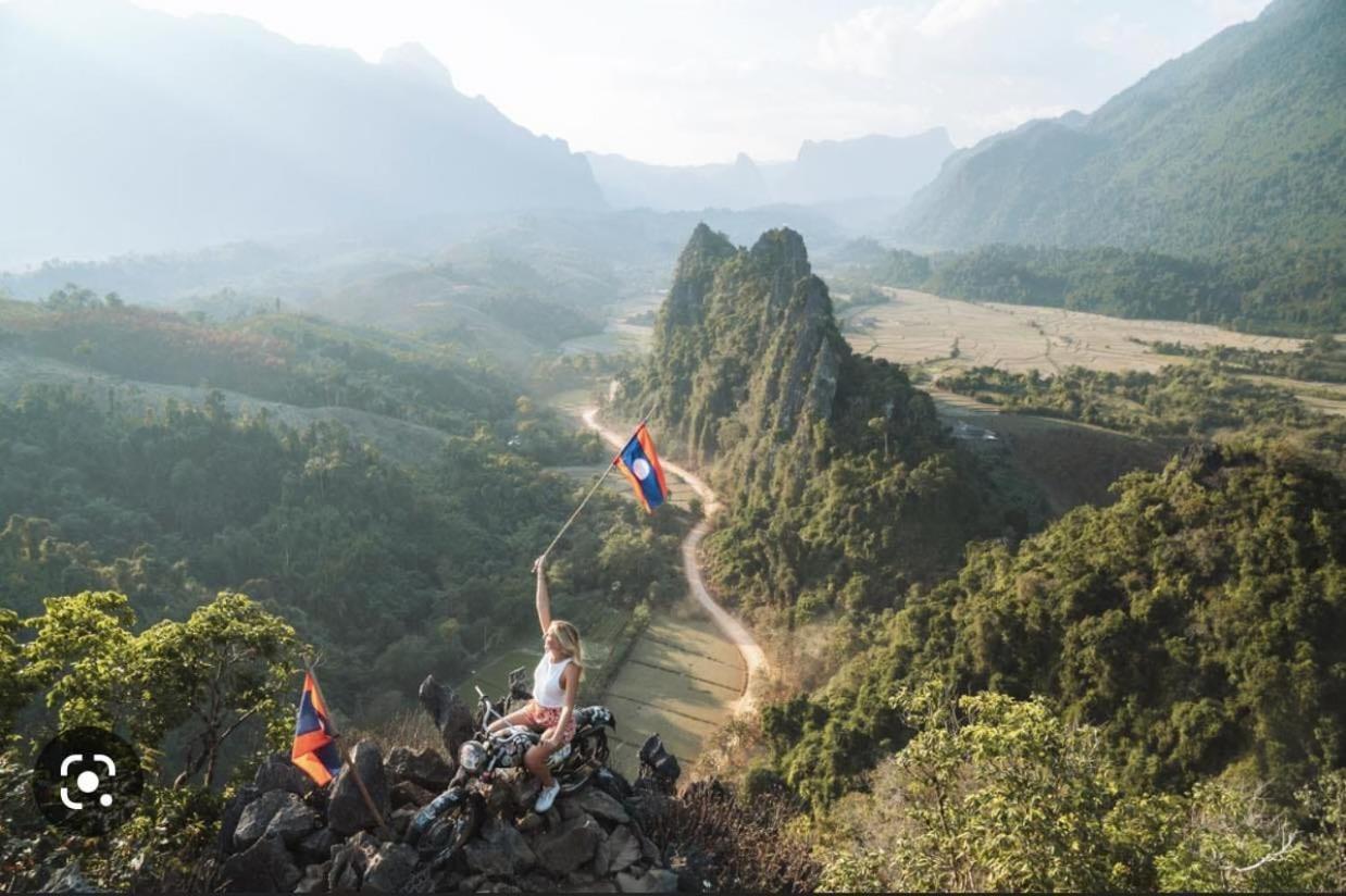 Vang Vieng Victory Hostel Eksteriør billede
