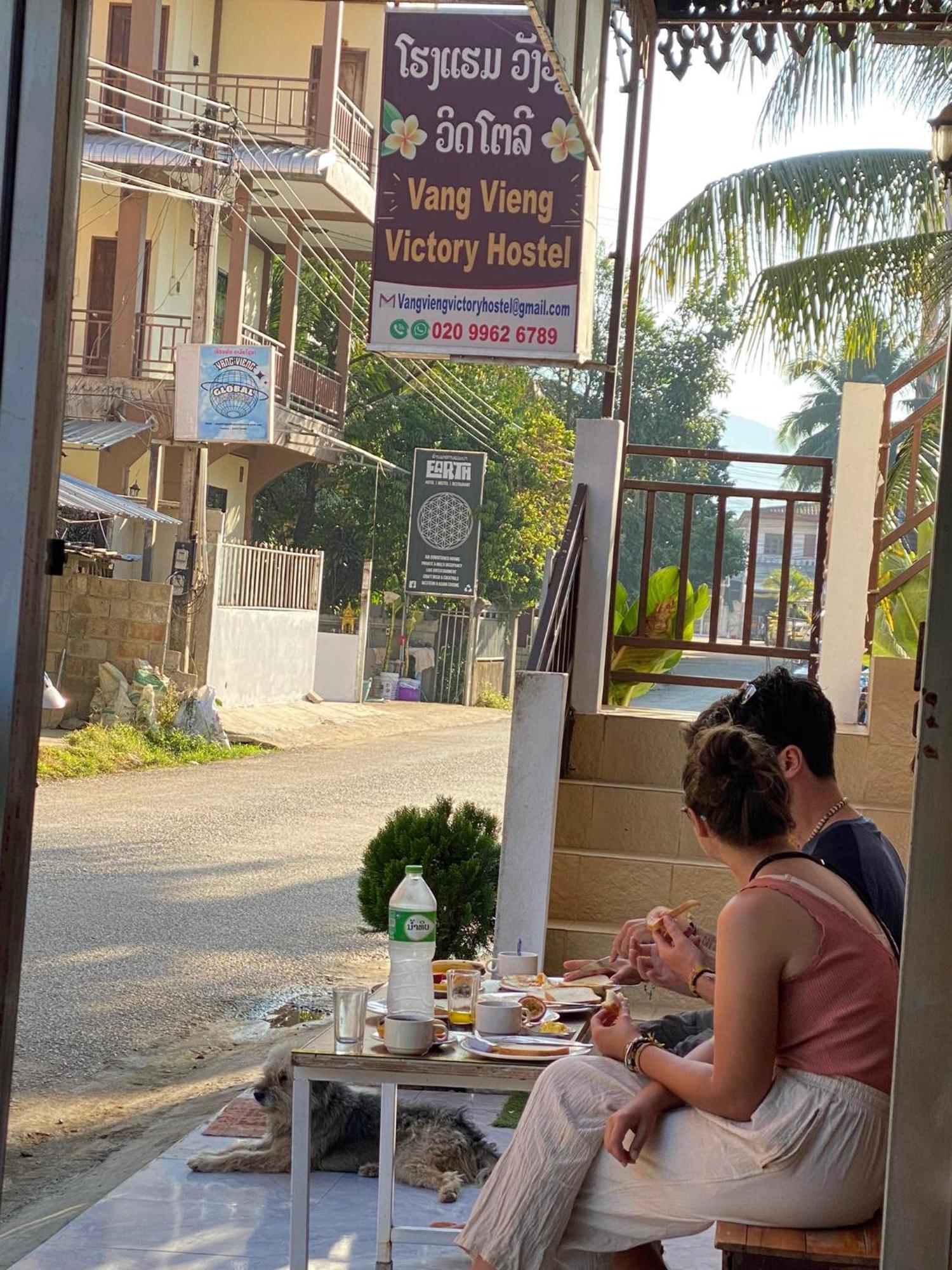 Vang Vieng Victory Hostel Eksteriør billede